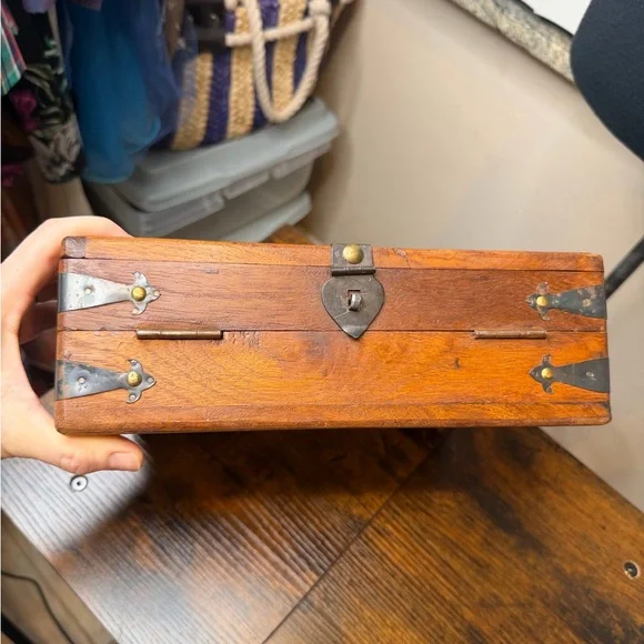 Vintage Writing Desk Secretary Chest Keepsake Box Writing Table